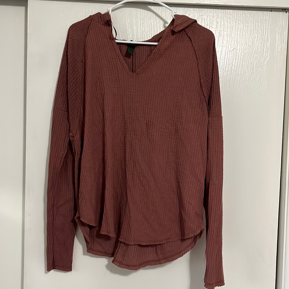 Light waffle hoodie